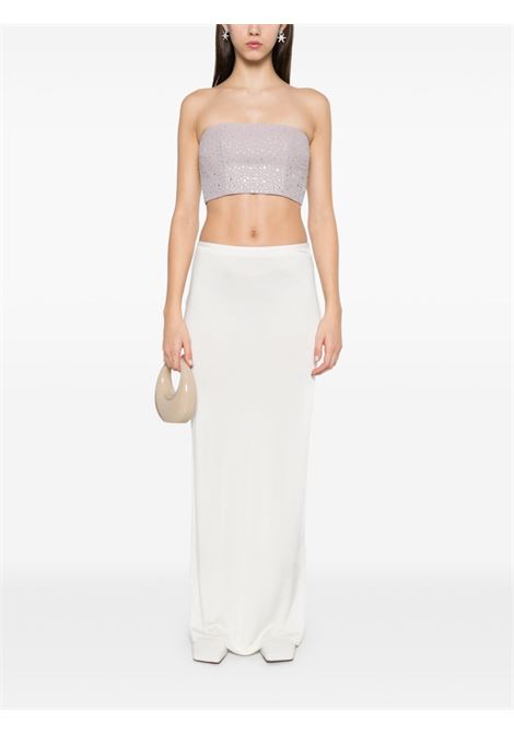 Top bandeau con cristalli in grigio Alex perry - donna ALEX PERRY | T0244GRY